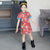 Abito cinese in cotone cheongsam per bambini modello cartone animato