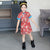 Chinesisches Cheongsam-Baumwollkleid für Kinder mit Cartoon-Muster