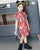 Cartoon Pattern Kid's Cheongsam Cotton Chinese Dress