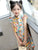 Ruffle Sleeve Kid's Cheongsam Floral Cotton Chinese Dress