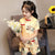 Cheongsam Top & Short Pants Traditional Girl's Chinese Suit