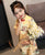 Haut Cheongsam et pantalon court Costume chinois traditionnel pour fille