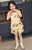 Haut Cheongsam et pantalon court Costume chinois traditionnel pour fille