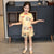 Cheongsam Top & Short Pants Traje chino tradicional para niña