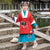 Phoenix Embroidery Girl's Wadded Hanfu Chinese New Year Costume