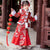 Costume tradizionale cinese di Capodanno cinese imbottito per bambina