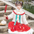 Girl's Woolen Hanfu Suit Traditional Chinese New Year Costume