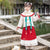 Girl's Woolen Hanfu Suit Traditional Chinese New Year Costume