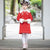 Vestido chino tradicional cheongsam para niños con bordado floral
