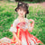 Kyuubi Kitsune Embroidery Girl's Han Chinese Costume Princess Dress