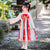 Long Sleeve Phoenix Embroidery Girl's Han Chinese Costume Princess Dress