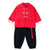 Long Sleeve Retro Bird & Floral Embroidery Han Chinese Costume for Boy