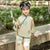 Trumpet Sleeve Chinese Painting Pattern 2-Pieces Han Costume Girl's Chinese Suit