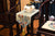 Phoenix Stickerei Brokat orientalischer Tischläufer Tischdecke