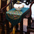 Mantel de camino de mesa oriental brocado bordado de peonía