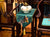 Mandarinente Stickerei Brokat orientalischer Tischläufer Tischdecke