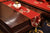 Mantel de camino de mesa oriental brocado bordado urraca