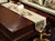 Kiefer-Stickerei Brokat orientalischer Tischläufer Tischdecke