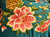 Fundas de cojín chino tradicional brocado bordado floral