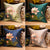 Lotus Embroidery Brocade Traditional Chinese Cushion Covers