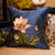 Lotus Embroidery Brocade Traditional Chinese Cushion Covers