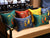 Housses de coussin de brocart de broderie de poisson chinois traditionnel