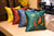 Housses de coussin de brocart de broderie de poisson chinois traditionnel