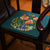 Floral Embroidery Brocade Traditional Chinese Seat Cushion