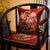 Floral Embroidery Brocade Traditional Chinese Seat Cushion