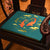 Fish Embroidery Brocade Traditional Chinese Seat Cushion