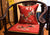 Cuscino del sedile cinese tradizionale in broccato con ricamo a gazza