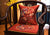 Cojín de asiento chino tradicional con brocado bordado Phoenix