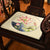 Lotus Embroidery Brocade Traditional Chinese Seat Cushion