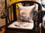 Lotus Embroidery Brocade Traditional Chinese Seat Cushion
