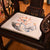Lotus Embroidery Brocade Traditional Chinese Seat Cushion