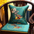 Cuscino del sedile cinese tradizionale in broccato con ricamo anatra mandarina