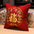 Fodere per cuscini cinesi tradizionali in lino con ricamo personaggio Fu