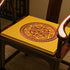 Auspicious Embroidery Linen Traditional Chinese Seat Cushion