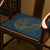 Pine Embroidery Linen Traditional Chinese Seat Cushion