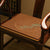Cojín de asiento chino tradicional de lino bordado de pino