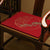 Pine Embroidery Linen Traditional Chinese Seat Cushion