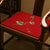 Cuscino del sedile cinese tradizionale in lino con ricamo di loto