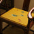 Lotus Embroidery Linen Traditional Chinese Seat Cushion