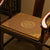 Auspicious Embroidery Linen Traditional Chinese Seat Cushion