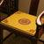 Cuscino del sedile cinese tradizionale in lino ricamato di buon auspicio