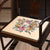 Dragons & Peony Embroidery Brocade Traditional Chinese Seat Cushion