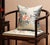Bird & Floral Embroidery Brocade Traditional Chinese Seat Cushion