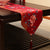 Mantel de camino de mesa oriental con brocado bordado de aves y flores