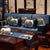 Cuscino del sedile cinese tradizionale in velluto con ricamo a gru