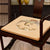 Traditionelles chinesisches Sitzkissen aus Samt mit Kranichstickerei